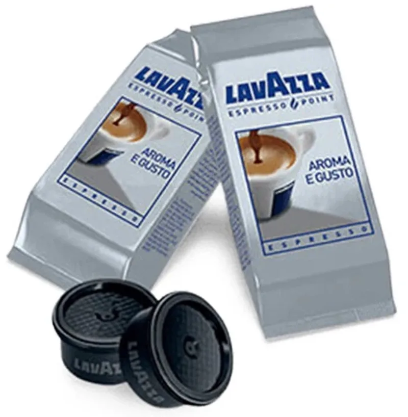 100 Original Lavazza Espresso Aroma e Gusto Capsules Espresso Point - 100 koffiecups van Lavazza – productfoto