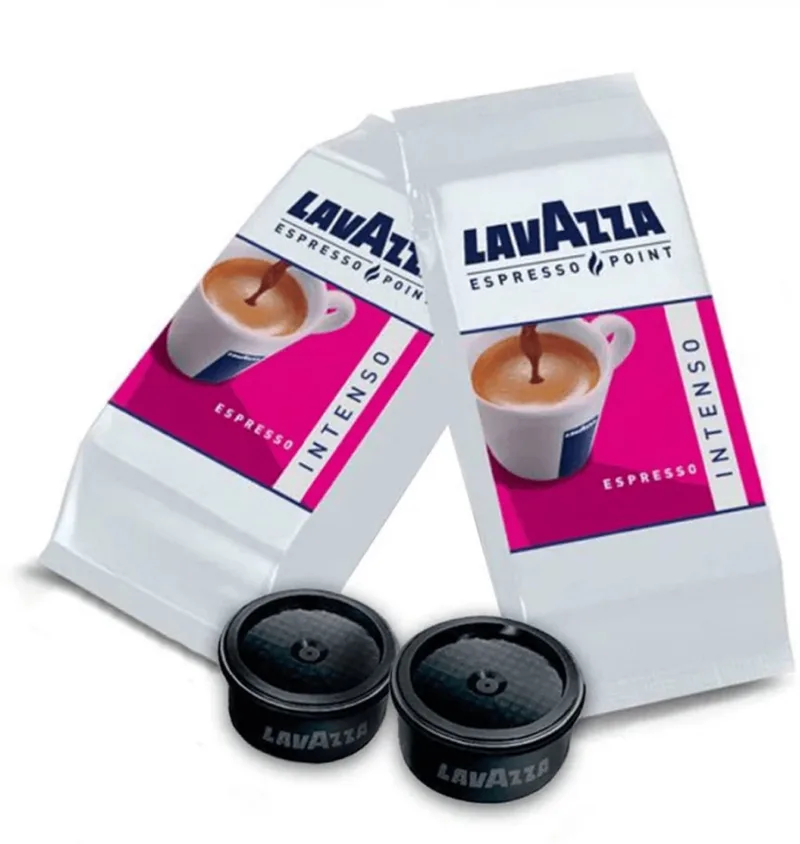 100 Original Lavazza Espresso Intenso Capsules Espresso Point - 100 koffiecups by Lavazza – product photo