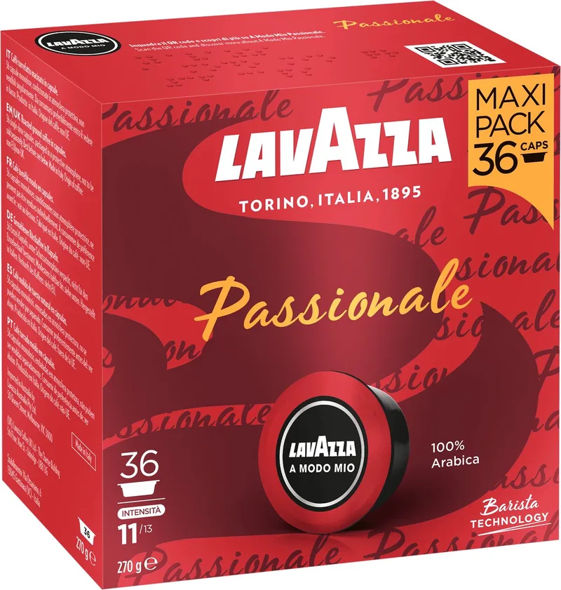 A Modo Mio Espresso Passionale - 36 Koffiecups van Lavazza – productfoto