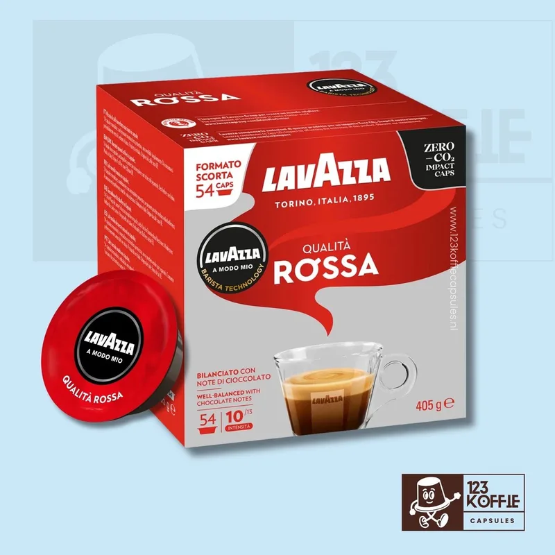 A Modo Mio Qualità Rossa Koffiecapsules 54 stuks von Lavazza – Produktfoto