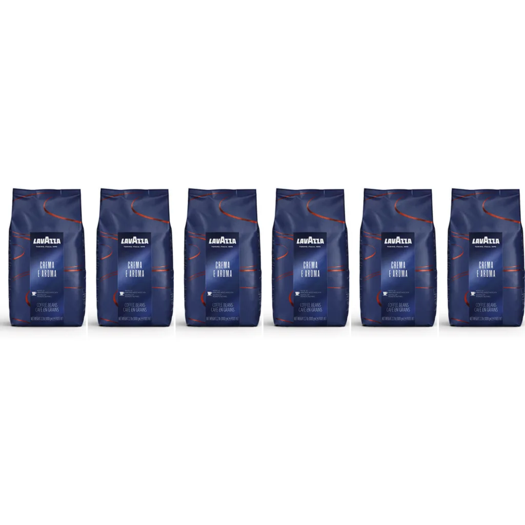 Blue Line Crema e Aroma - koffiebonen - 6 x 1 kilo de Lavazza – photo produit