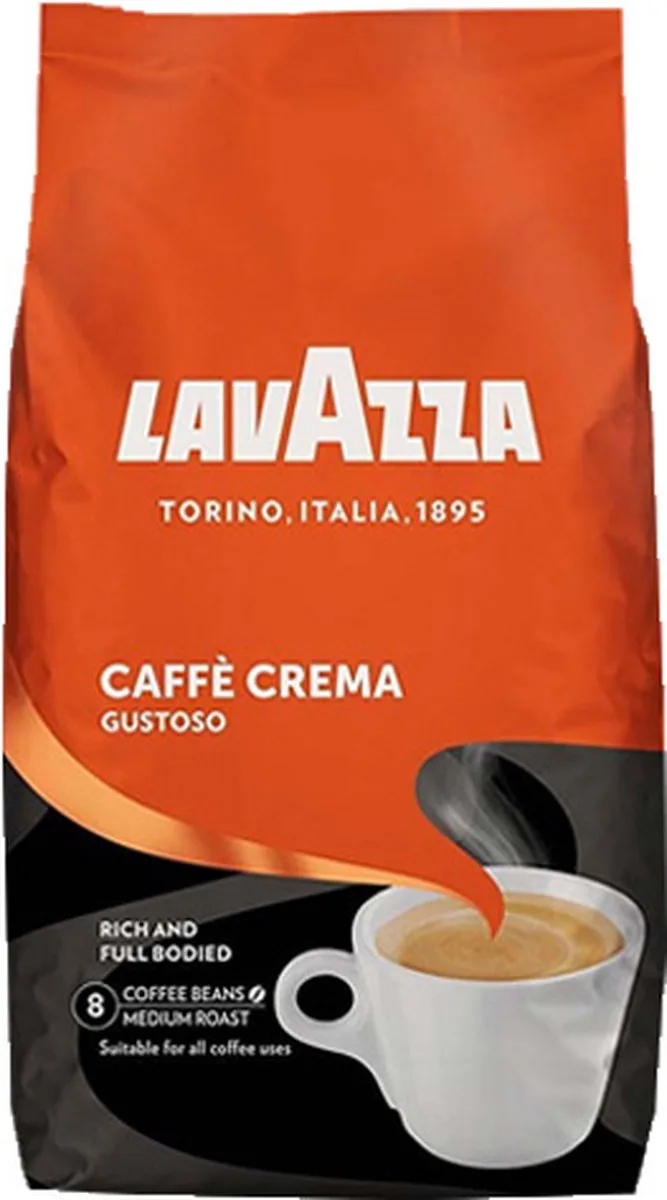 Caffè Crema Gustoso Bonen - 6x 1 kg van Lavazza – productfoto