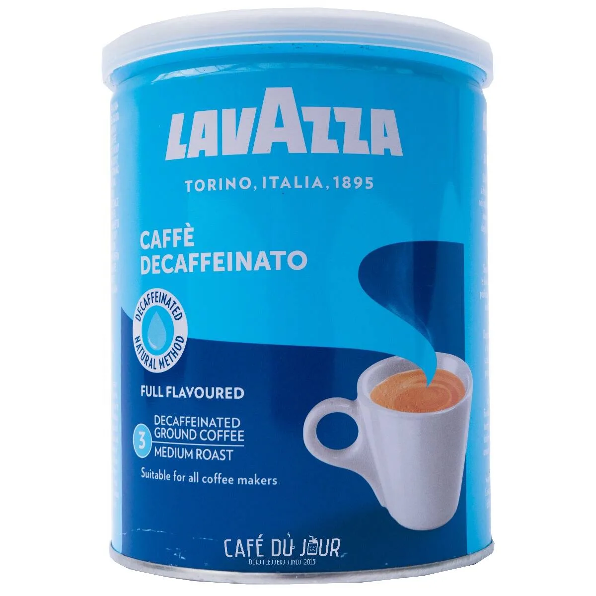 Caffè Decaffeinato - gemalen koffie 250 gram blik van Lavazza – productfoto