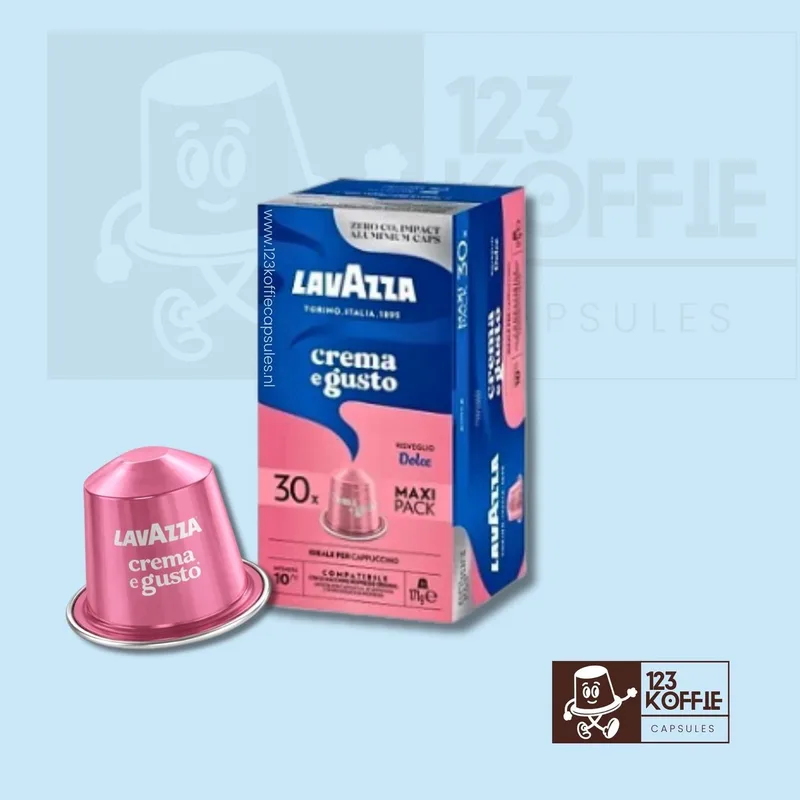 Crema e Gusto capsules 30 stuks compatibel met Nespresso by Lavazza – product photo