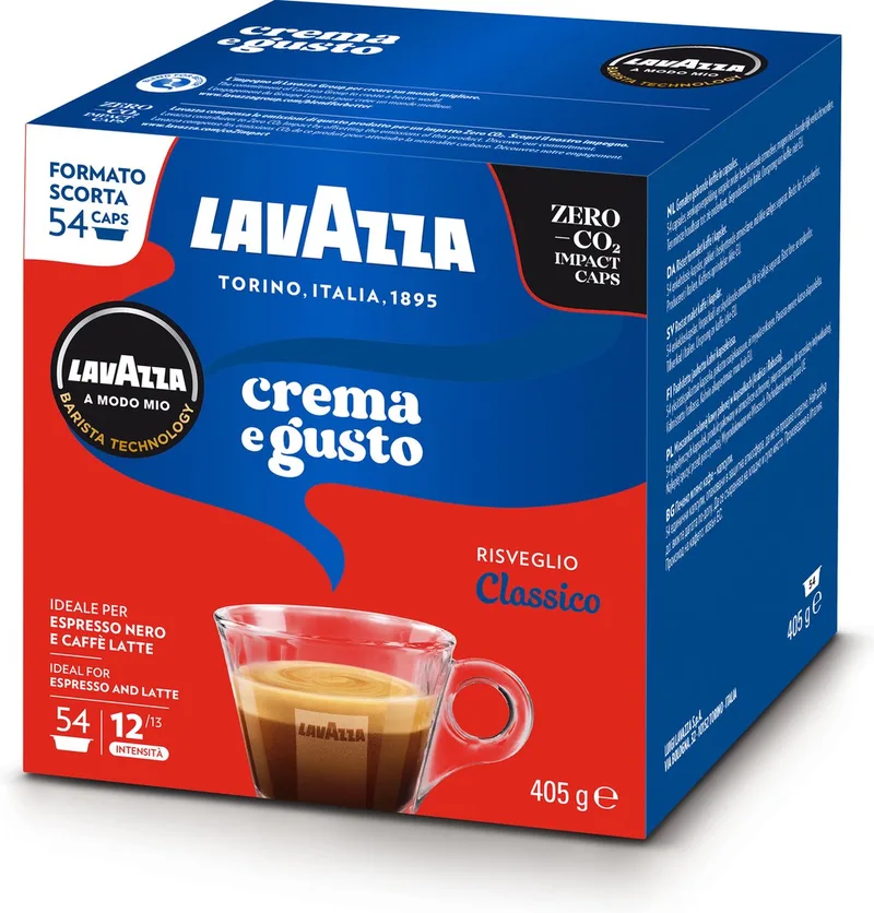 Crema e Gusto capsules A Modo Mio 54 stuks – Intensiteit 12 von Lavazza – Produktfoto