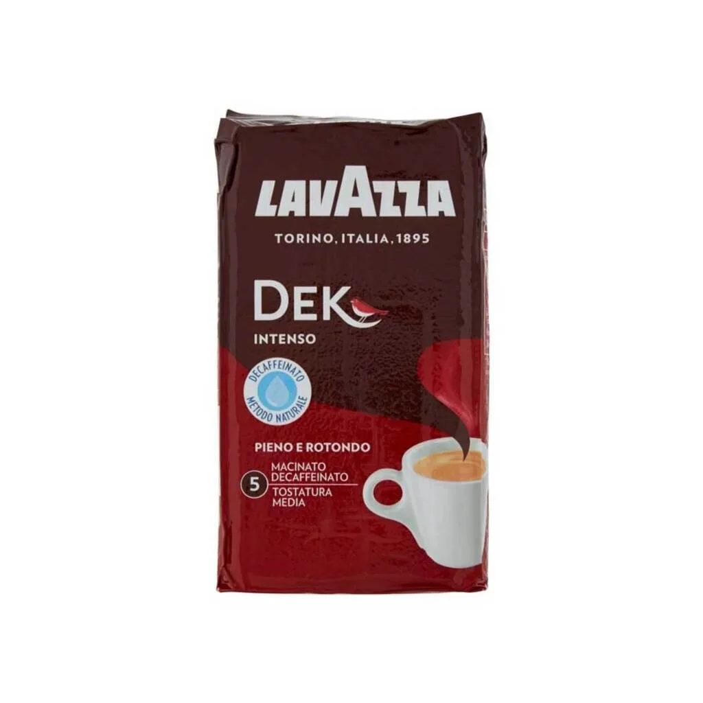 DEK Intenso Cafeïnevrije - gemalen koffie - 250 gram von Lavazza – Produktfoto