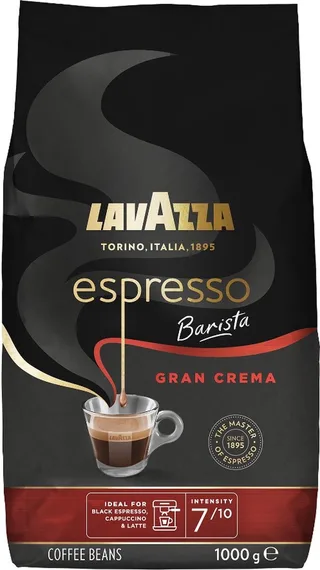 Espresso Barista Gran Crema Koffiebonen - Koffie Blend van Robusta en Arabica Bonen - Intensiteit 8/10 - 1 kg van Lavazza – productfoto 1 van 5