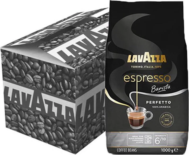 Espresso Barista Perfetto Koffiebonen - 100% Arabica Koffie Bonen - Intensiteit 6/10 - 6 x 1 kg van Lavazza – productfoto