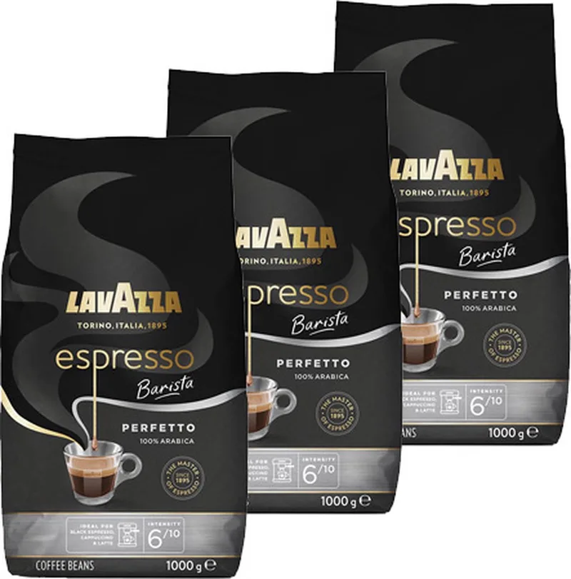 Espresso Barista Perfetto - koffiebonen - 3 x 1 kg von Lavazza – Produktfoto