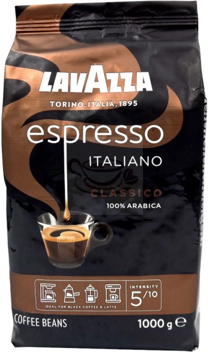 espresso italiano classico 100% arabica bonen 6 x 1 kg by Lavazza – product photo