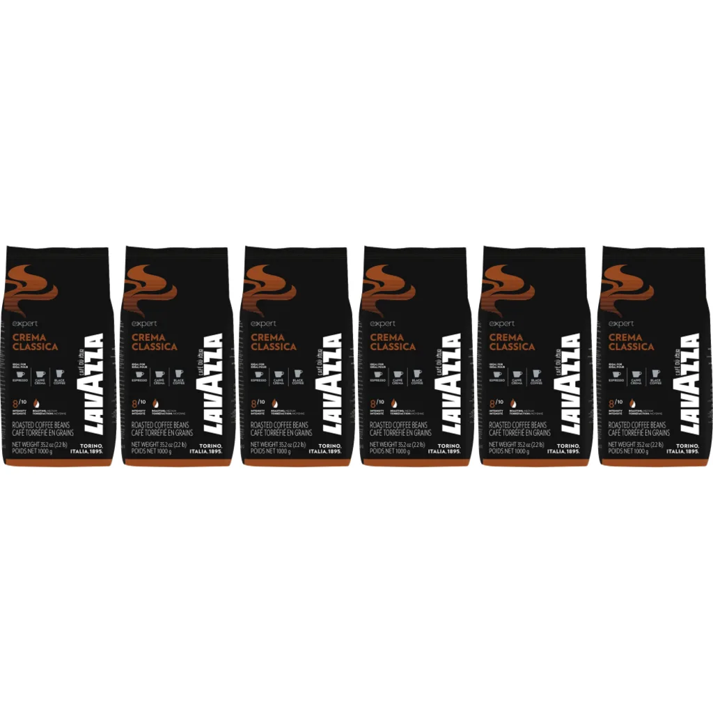 Expert Crema Classica - koffiebonen - 6 x 1 kilo fra Lavazza – produktbillede