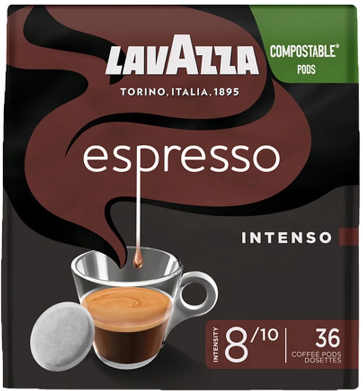 Intenso koffiepads SENSEO (36 st) van Lavazza – productfoto
