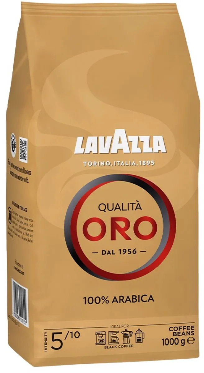 Qualità Oro Koffiebonen - 100% Arabica Koffie Bonen - Intensiteit 5/10 - 1 kg van Lavazza – productfoto