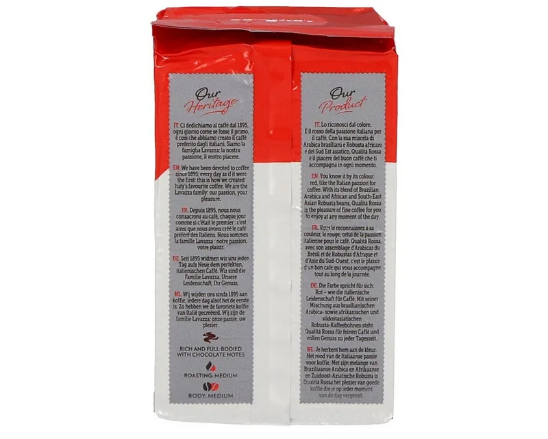 Qualità Rossa filterkoffie 250g van Lavazza – productfoto 4 van 4