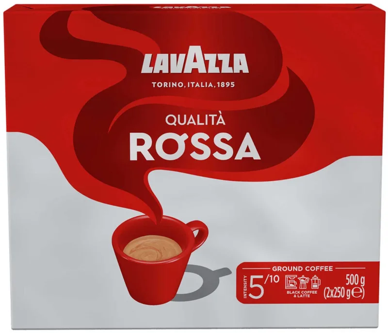 Qualita Rossa - Gemalen Koffie - 2x250g de Lavazza – photo produit
