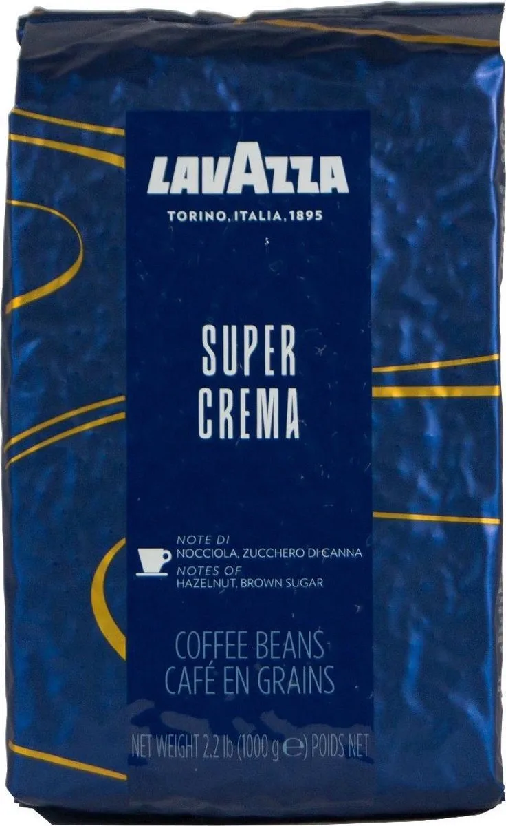 Super Crema Koffiebonen - 1 kg van Lavazza – productfoto