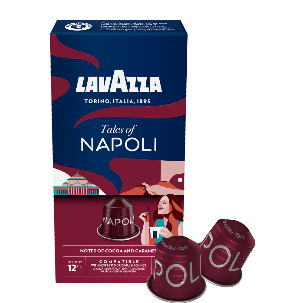 Tales of Napoli - 10 koffiecups de Lavazza – photo produit