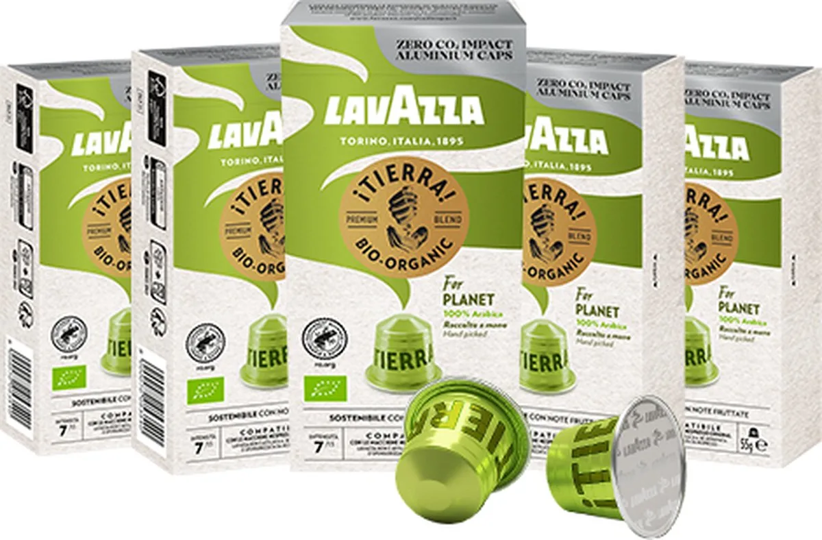 Tierra for planet - NL-BIO-01 - 10 x 10 Koffiecups de Lavazza – photo produit