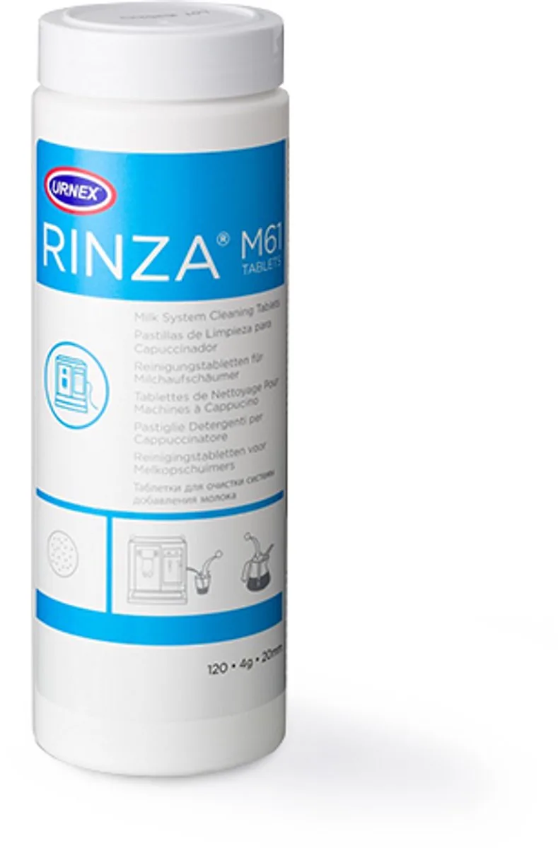 Urnex Rinza reinigingstabletten - 40 x 10gr van Lavazza – productfoto