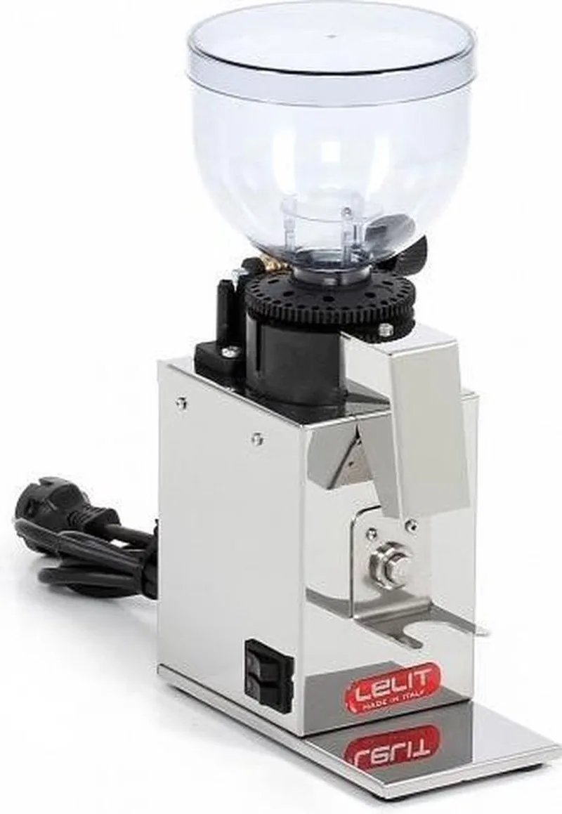 PL043MMI Fred koffiemolen van Lelit in Staal – productfoto