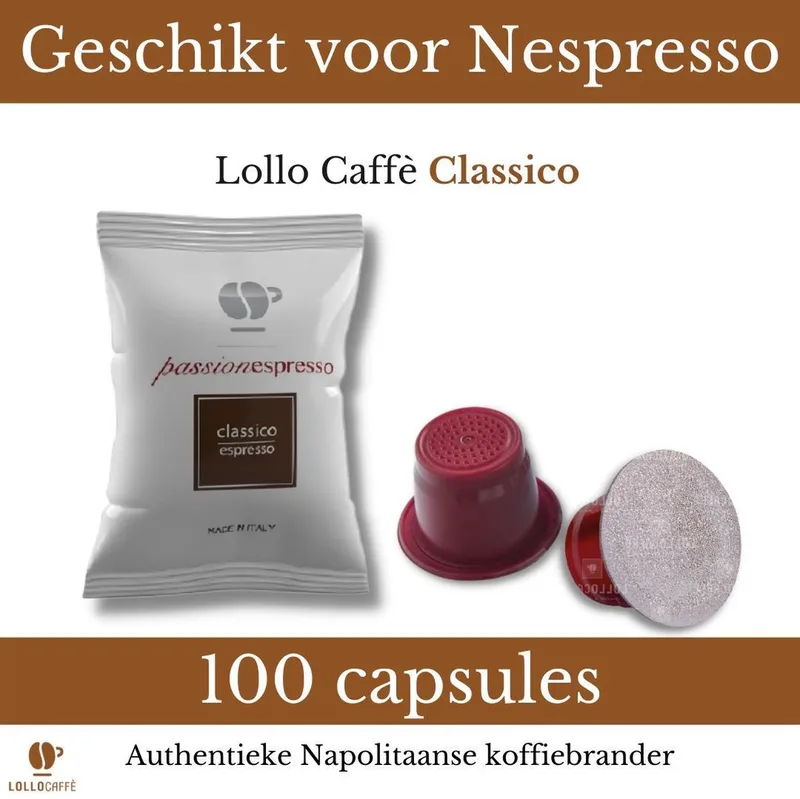 100 Nespresso capsules van Lollo Caffè – productfoto