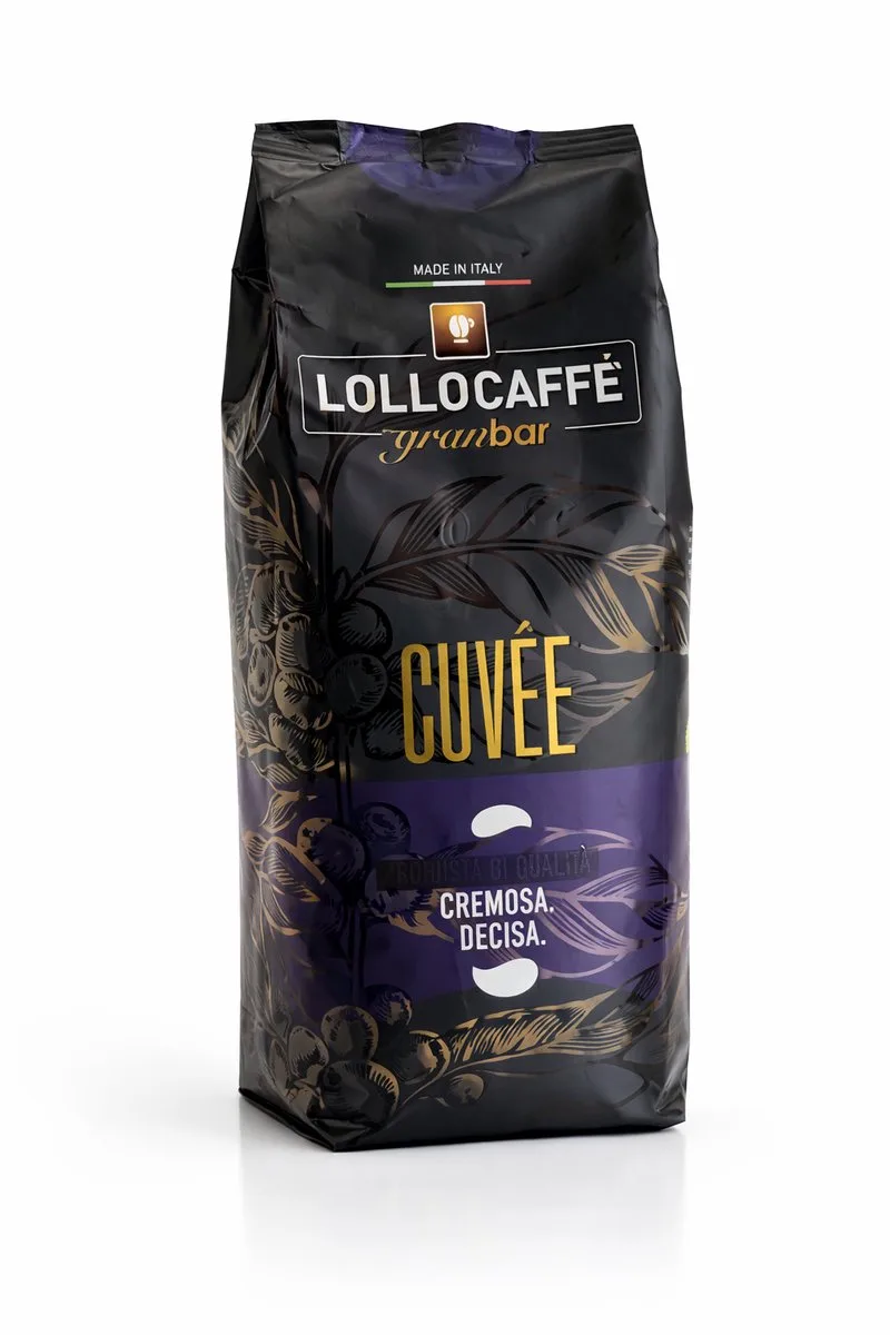 Gran Cuvée Premium koffiebonen – Italiaanse espresso – Intens, chocoladeachtig & romig – 1 kg by Lollo Caffè – product photo