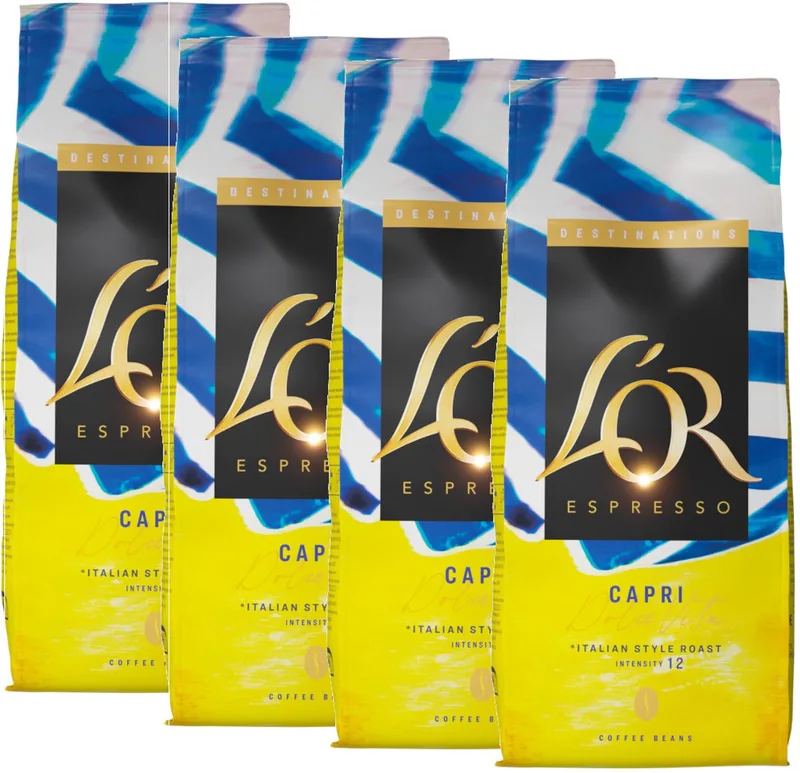 Capri - Multipack - 1800g (4x450g) Koffiebonen by L'OR – product photo