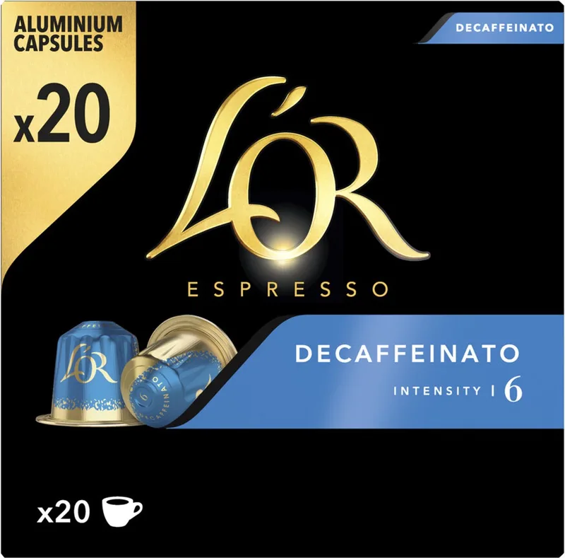 Koffiecups Decaffeinato 20 stuks by L'OR – product photo 1 of 2