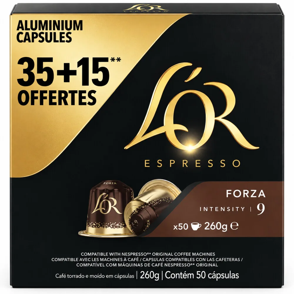 Koffiecups Forza 35+15 stuks de L'OR – photo produit