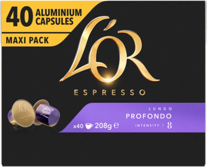 Koffiecups Profondo - 40 stuks van L'OR – productfoto