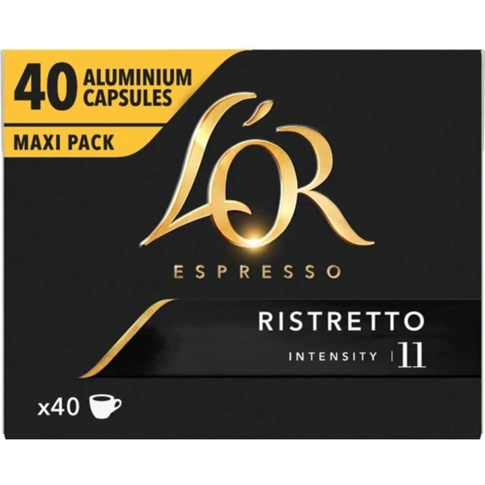 Koffiecups Ristretto 40 stuks de L'OR – photo produit