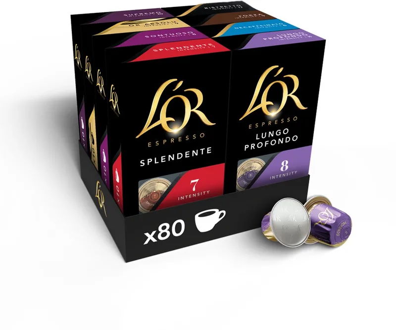 Koffiecups Variatiepakket - 8 x 10 capsules by L'OR – product photo