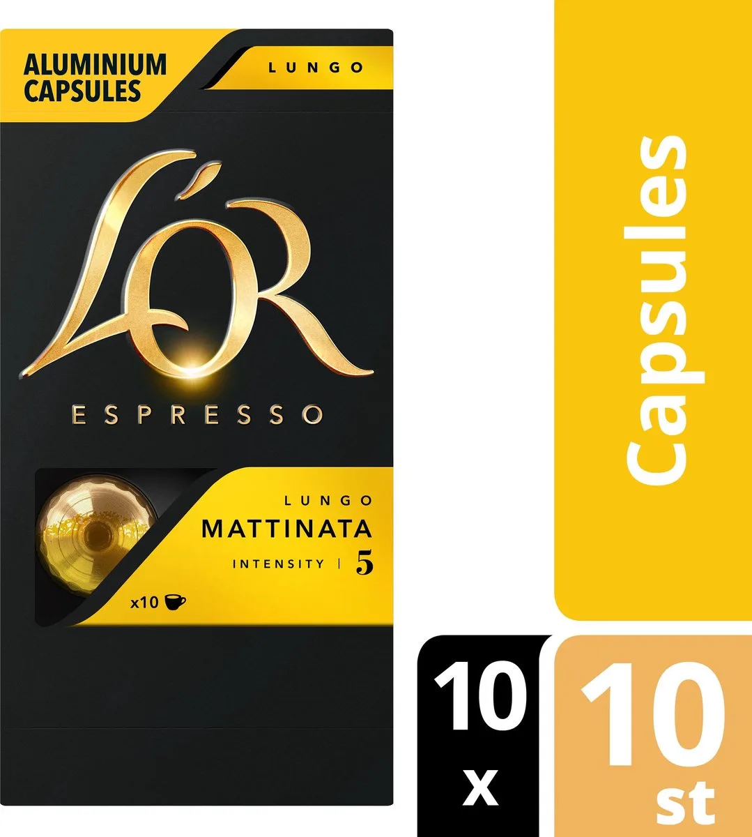 Lungo Mattinata koffiecups - 10 x 10 cups von L'OR – Produktfoto