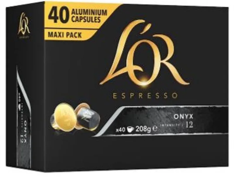 ONYX Nespresso Koffiecups 12 Intensiteit - 40 capsules van L'OR – productfoto