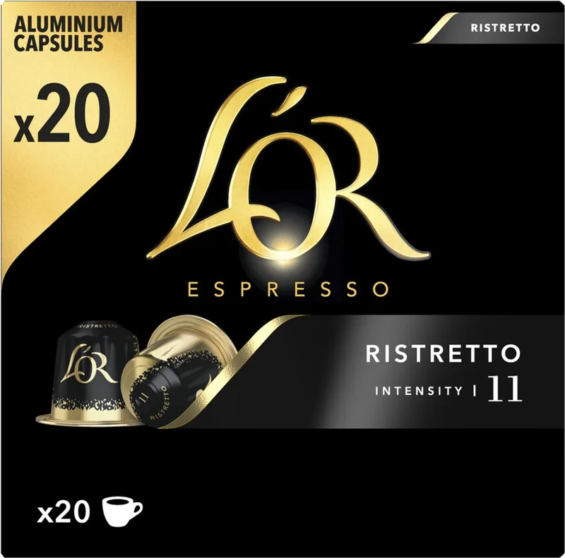 Ristretto Koffiecups - 20 stuks van L'OR – productfoto