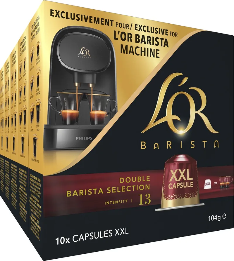 XXL Double Barista Selection Koffiecups - Intensiteit 13/13 - 5 x 10 capsules van L'OR – productfoto