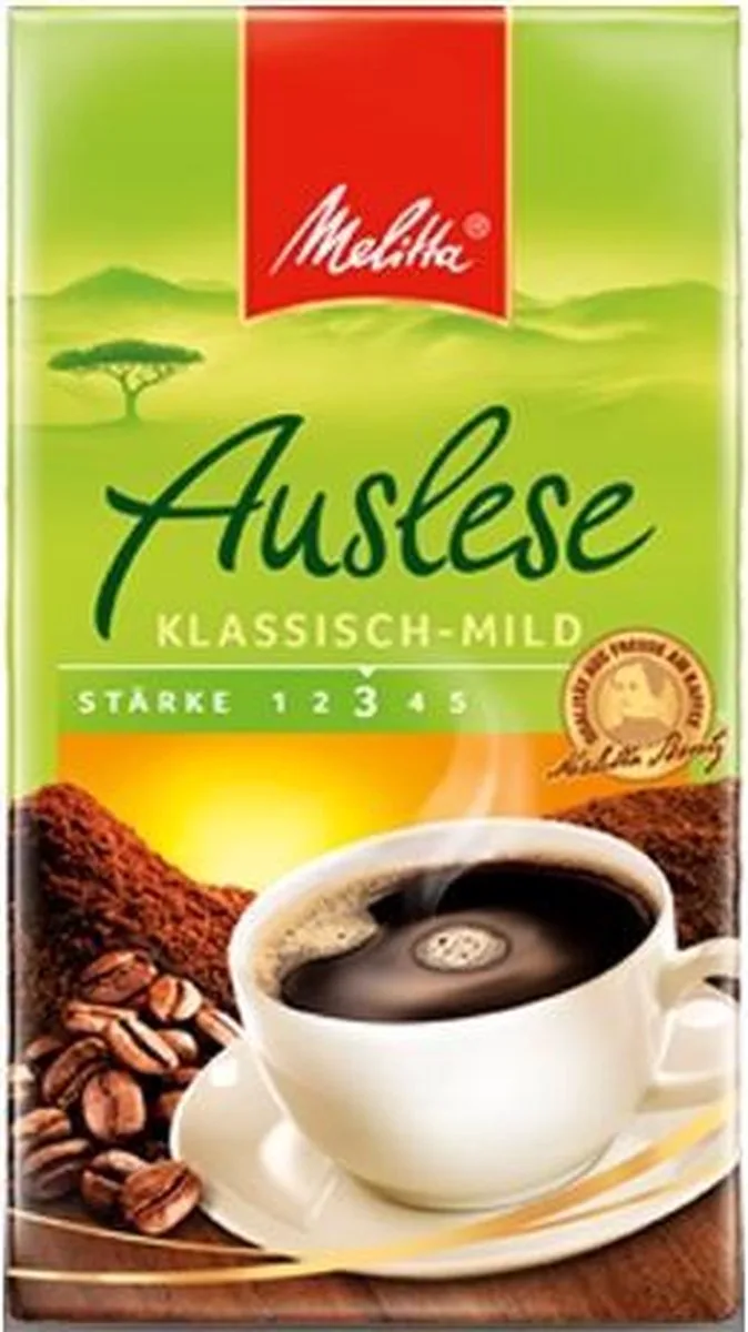 Auslese Classic Mild Gemalen koffie - 500 gram van Melitta – productfoto