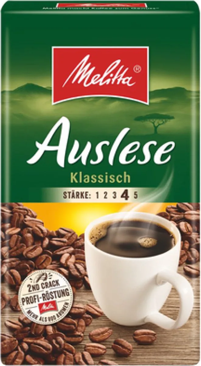 Auslese Klassisch Kaffee Gemalen koffie - 1 x 500 gram van Melitta – productfoto
