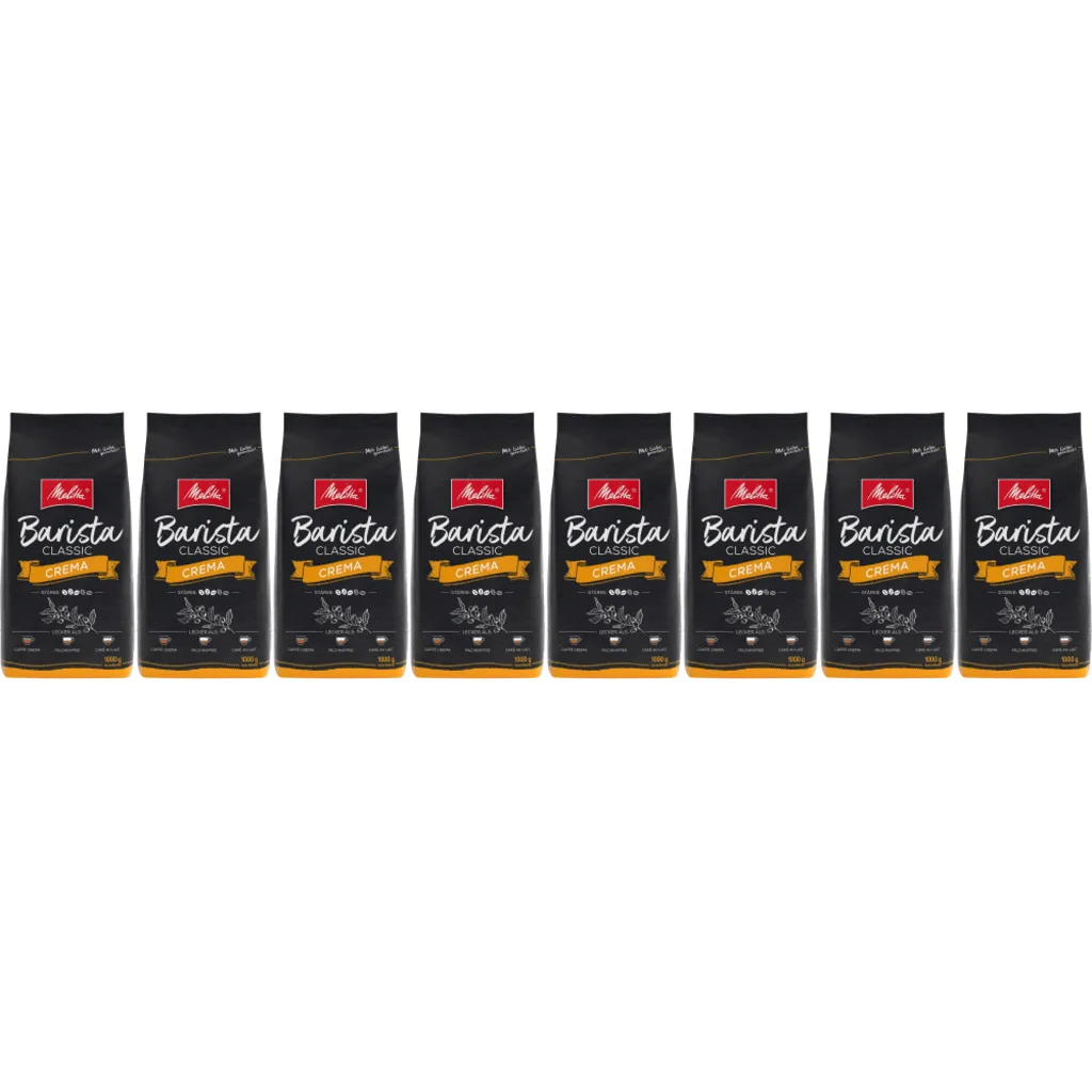Barista Classic Crema - koffiebonen - 8 x 1 kilo van Melitta – productfoto