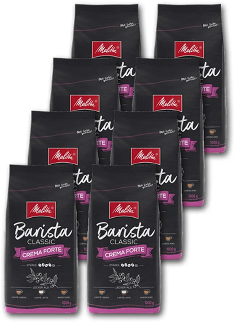 Barista Crema Forte Bonen – 8 KG by Melitta – product photo