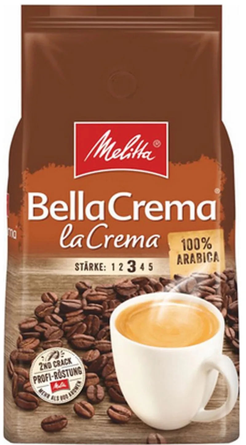 BellaCrema La Crema 8 x 1kg koffiebonen van Melitta – productfoto