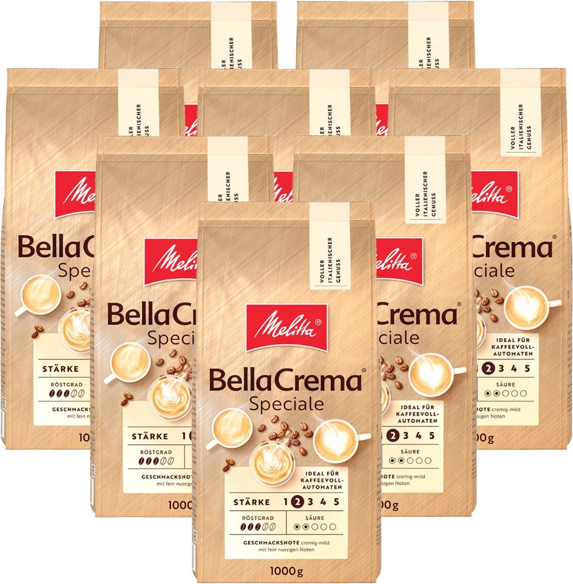 BellaCrema Speciale Bonen – 8 KG by Melitta – product photo
