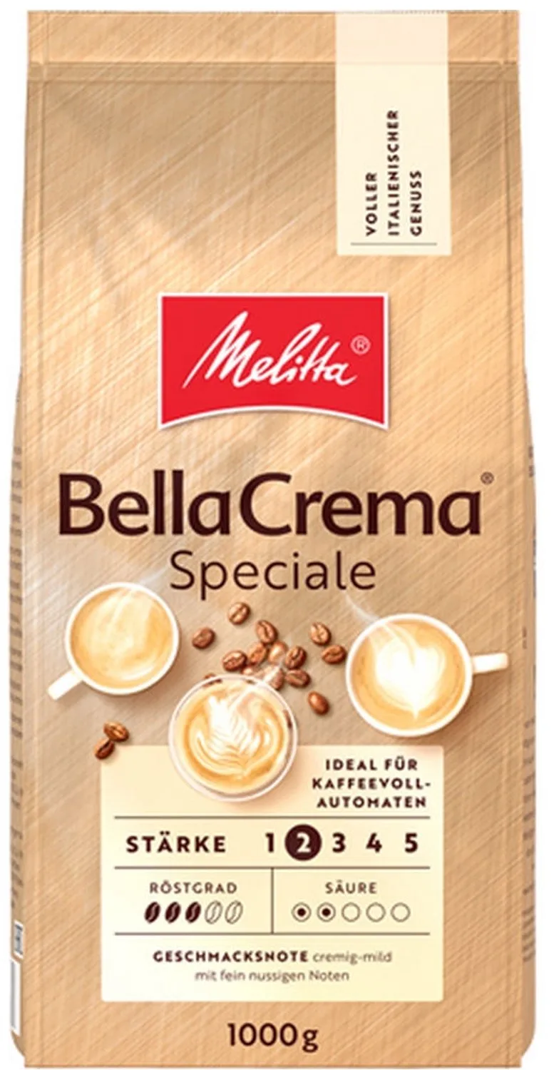 BellaCrema Speciale - koffiebonen - 1 kilo van Melitta – productfoto