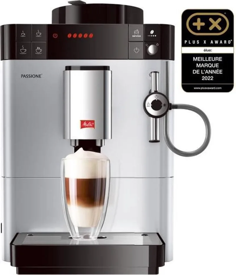 Caffeo Passione F54/0-100 - Espressomachine - Zilver van Melitta in Zwart – productfoto