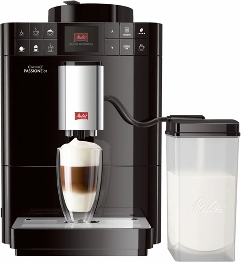 Caffeo Passione One Touch F531-102 - Espressomachine van Melitta in Zwart – productfoto
