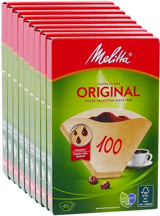 classic filterzakjes 100/40 natuur 9 Verpakkingen van 40 stuks