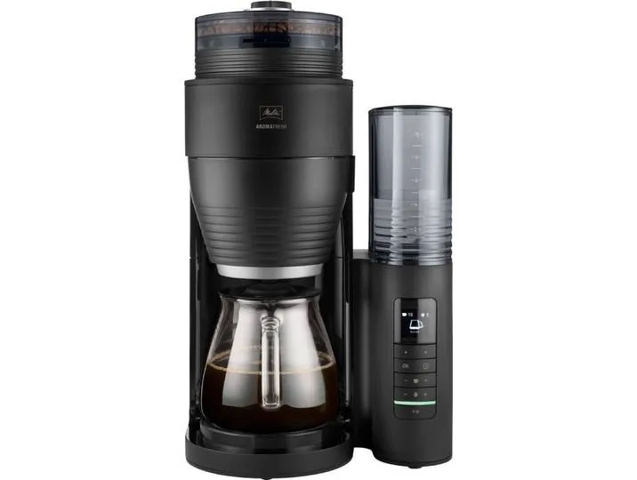 Kaffeemaschine mit Mahlwerk 1030-02, 1,25l Kaffeekanne, Papierfilter 1x4 de Melitta – photo produit