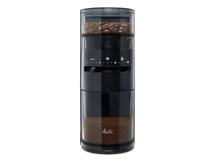 Kaffeemühle Melitta® Linea Kaffeemuehle 1032-01, 170 W, Kegelmahlwerk, 100 g Bohnenbehälter fra Melitta – produktbillede