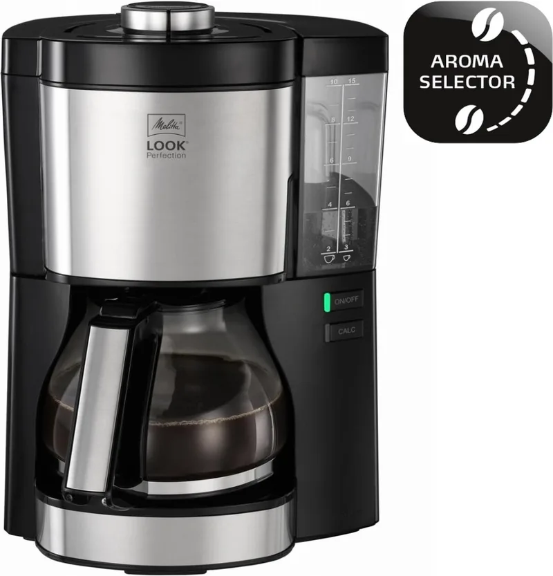 Look Perfection koffiezetapparaat 1025-06 zwart by Melitta in Black, Silver – product photo