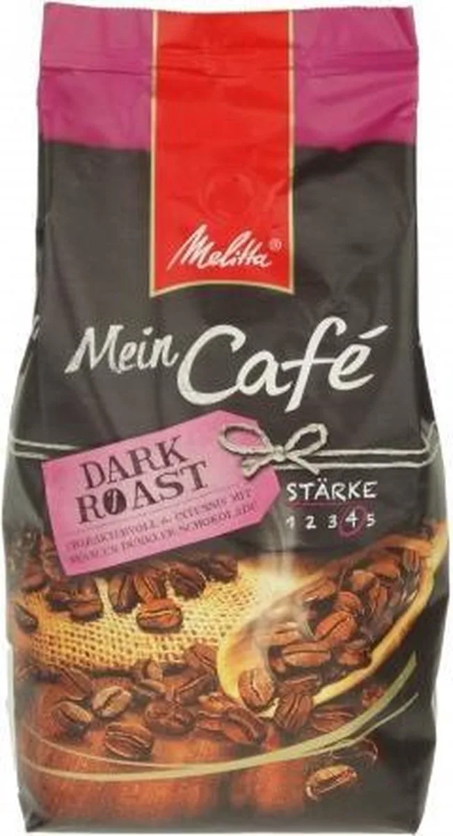 Mein Café Dark Roast - koffiebonen - 1 kilo by Melitta – product photo